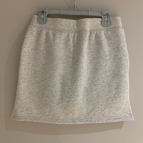 Abercrombie Kids Girl's Fleece Skort in Light Gray - Size 11-12 - Picture 2 of 6